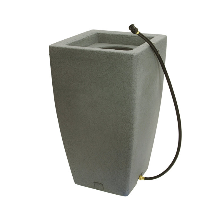 Algreen Plastic Drainable Dual Overflow Rain Barrel & Reviews Wayfair